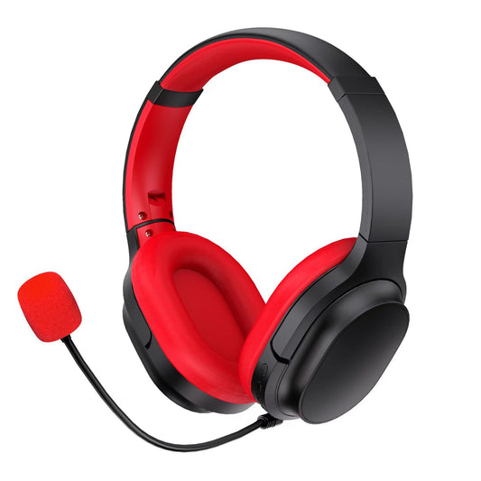 Bluetooth over-ear gaminghörlurar med kraftfull bas. Frekvens 20–20 000 Hz, 40 mm högtalare och inbyggd mikrofon. Trådlös anslutning via Bluetooth, bekväma kåpor och universell kompatibilitet. Finns i svart och vit. PVC-material.