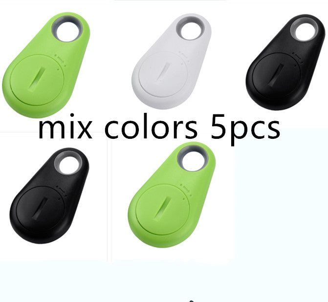 Mini Bluetooth-spårare i vattendroppe-design. Håll koll på nycklar, väskor eller husdjur via mobilen. Larm vid avstånd, räckvidd upp till 10 m. Fungerar även som kamerafjärr. Upp till 6 mån standby. CR2032-batteri ingår. Finns i flera färger.