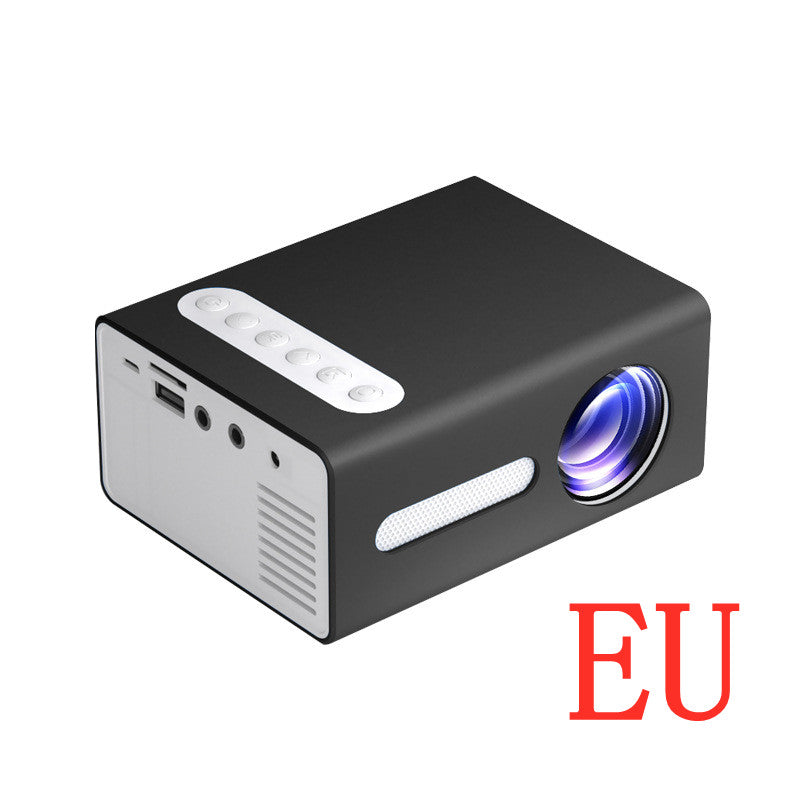 T300 miniprojektor för hemmakontor, 1080P, kompakt format