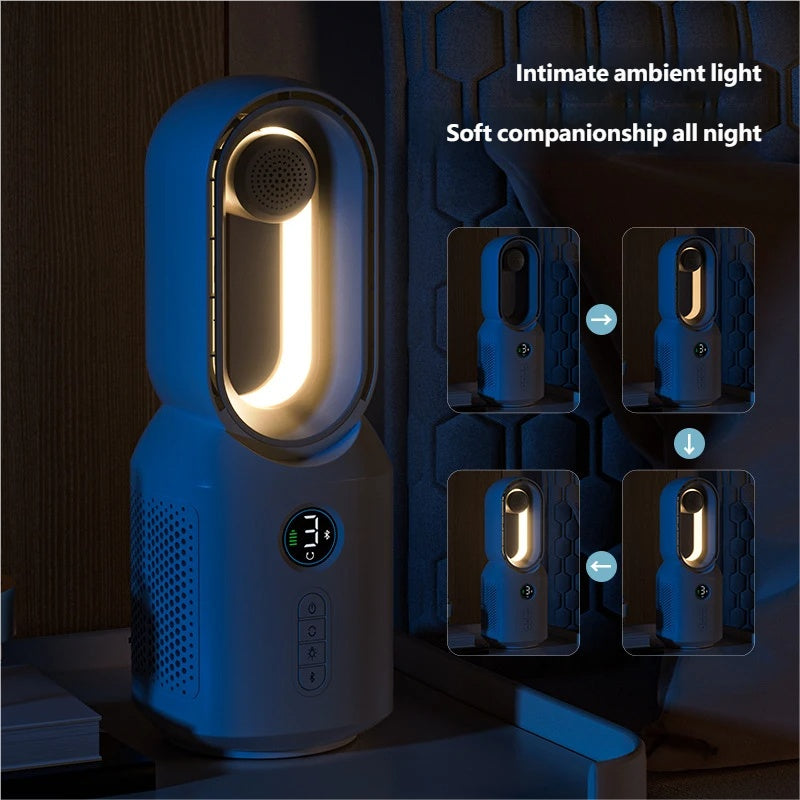 F8 Bladeless Bluetooth Speaker Fan